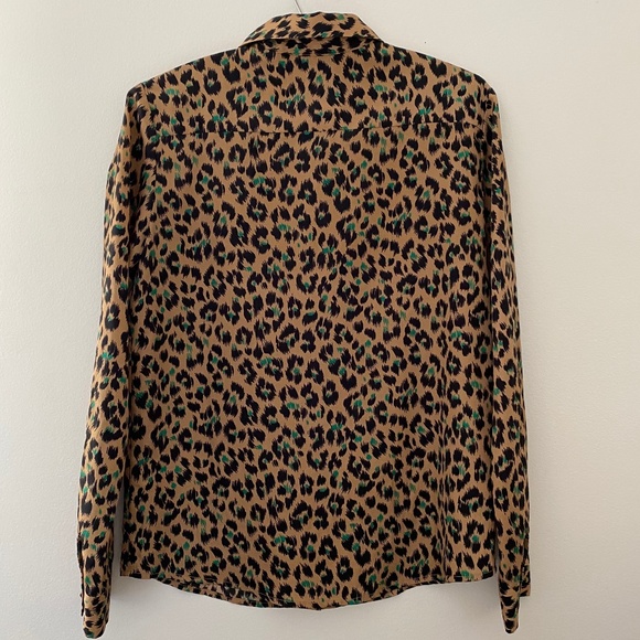 Des Petits Hauts léopard-printed blouse T1 - Picture 2 of 4